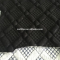 3 layers quilting embroidery fabric with mesh cloth